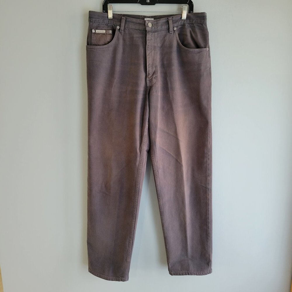 Calvin Klein Mens Grey Jeans Size 36